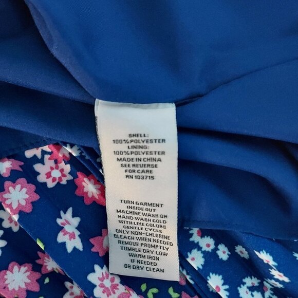 Nanette Lepore Pleated  Floral Smocked Sleeveless A Line Dress NWT - Picture 2 of 16